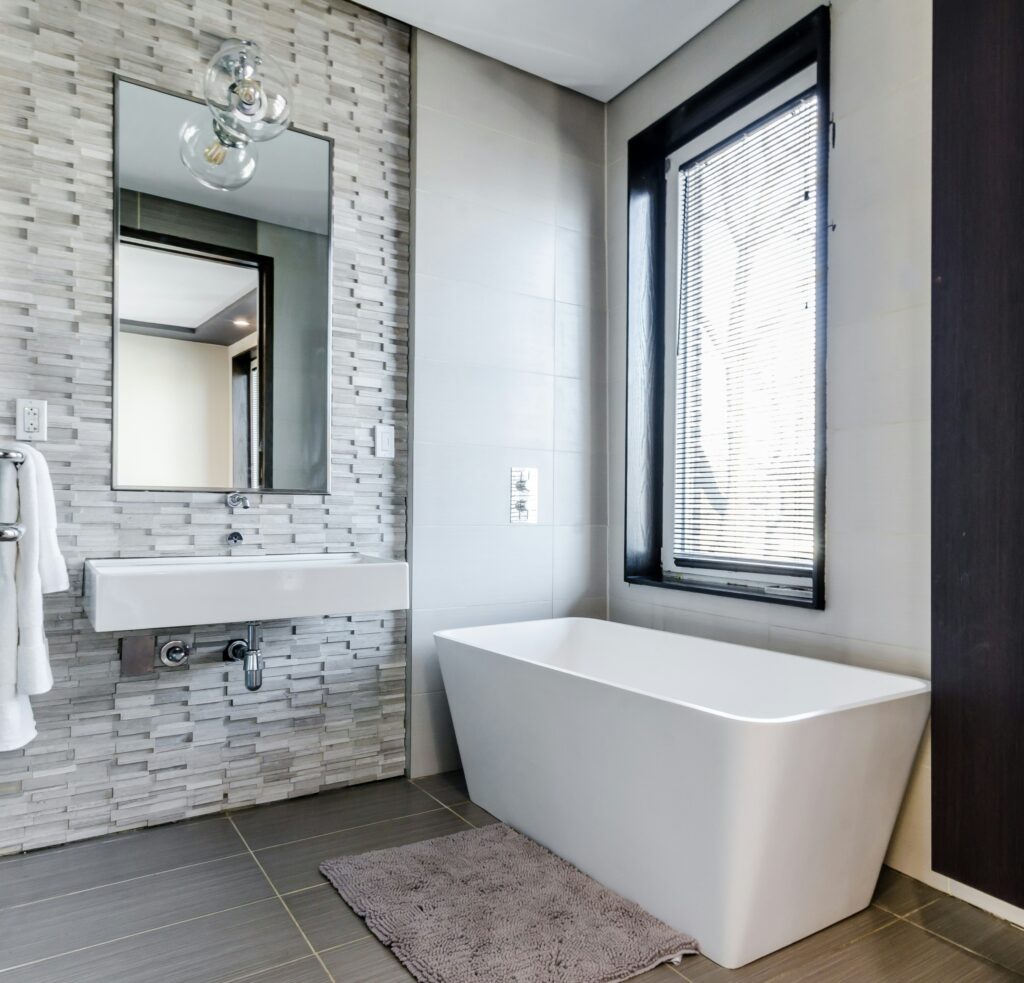 Bathroom space for home accessibility planning
