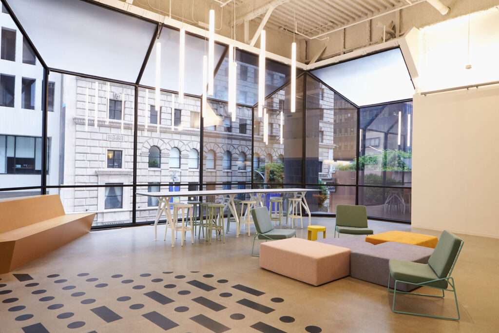 Commercial facility interior for accessibility planning
